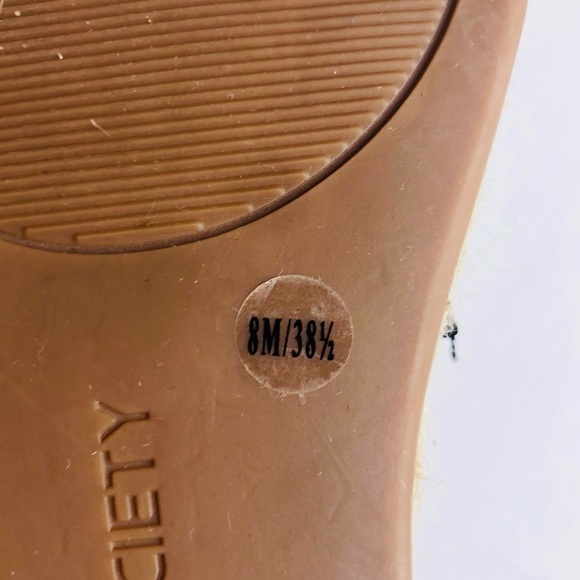 Sole Society Calf Hair Espadrille-Polka Sandals Size: 8M 38.5 - Picture 12 of 16